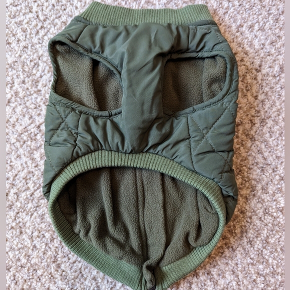 Frisco Dog Bomber Jacket Medium Green - Picture 2 of 14
